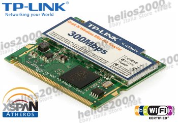 SCHEDA MINI PCI WIRELESS Wi Fi 802.11n 300 Mbps ATHEROS  